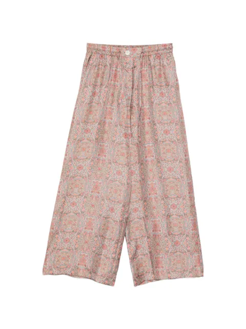 Pierre-Louis Mascia paisley-print palazzo pants Orange ALOESPT11094AZZURRO