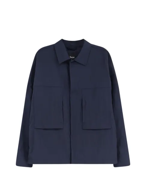 Laminar patch-pocket shirt jacket Blue CM00009UL128279201