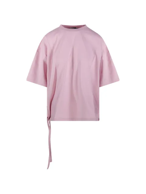 Nude drawstring T-shirt Pink 1103E26441