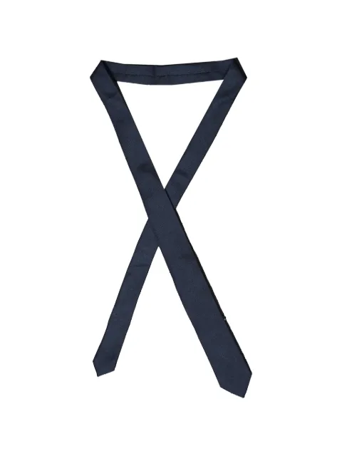 ROBERTO CLERICI honeycomb-knit tie Blue CRAVATTANIDOAPEPICCOLOBLUNOTTE