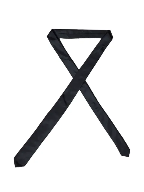ROBERTO CLERICI raw-edge tie Black CRAVATTALISCIONERO