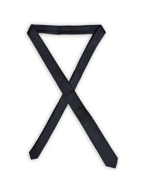 ROBERTO CLERICI pointed-tip tie Black CRAVATTAQUADRETTINERO