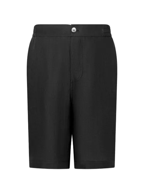 FRANZESE COLLECTION elasticated waistband shorts Black AU5373Q1002