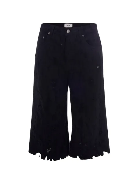 Haikure belt-loops shorts Black HEW03369GF180PXD