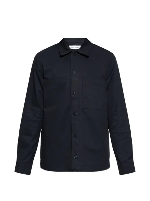 SAMSOE SAMSOE Sataka button-up shirt jacket Blue M10000067