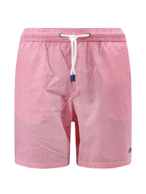 MC2 Saint Barth gingham check swim shorts Red PATM00101715L41EMB