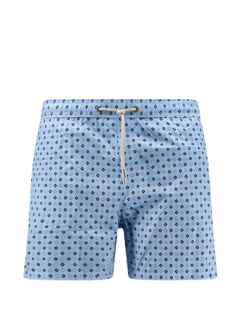 MC2 Saint Barth Lighting drawstring swim shorts Blue LIG0016