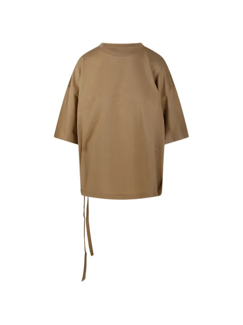 Nude drawstring T-shirt Neutrals 1103E26441