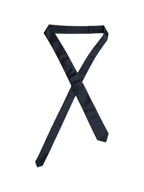 ROBERTO CLERICI satin-finish tie Blue CRAVATTALISCIOBLUNOTTE