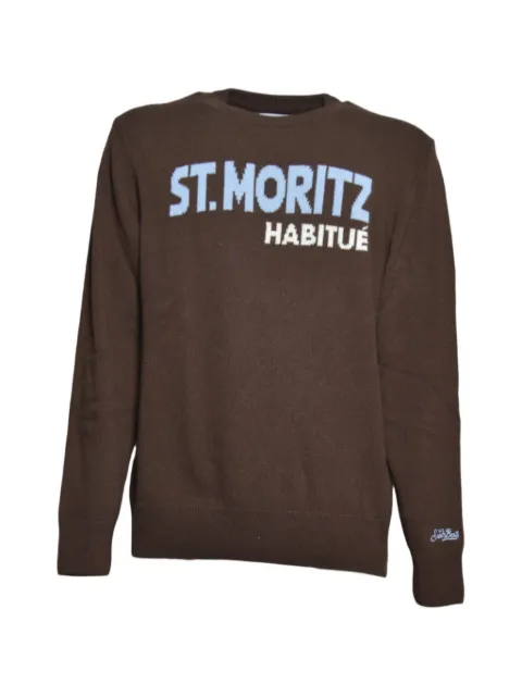 MC2 Saint Barth St. Moritz intarsia-knit sweater Brown HER0001