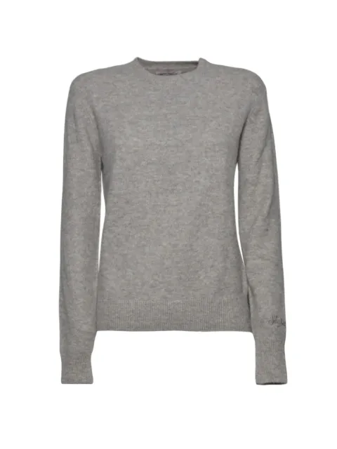 MC2 Saint Barth crew-neck ribbed-trim sweater Neutrals SORB004