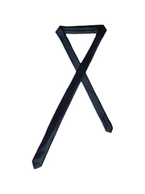 ROBERTO CLERICI pointed-tip tie Blue CRAVATTALISCIOBLU
