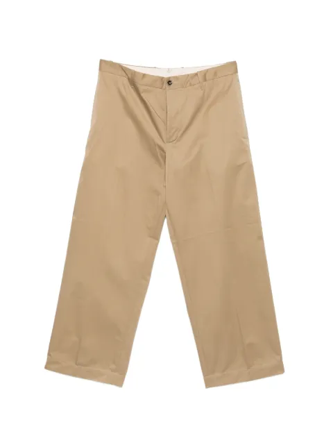 Nine In The Morning button-fastening trousers Neutrals 9SS26THG02
