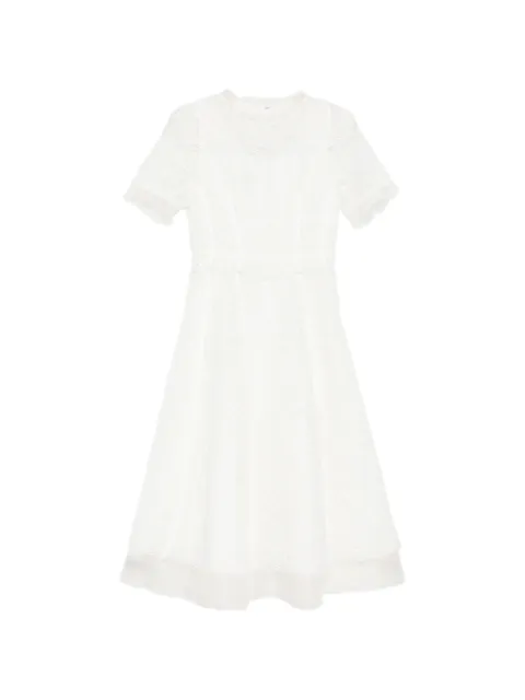 SHIATZY CHEN lace midi dress White 160485