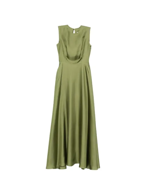CO.GO sleveeless crew neck maxi dress Green CV407SE228