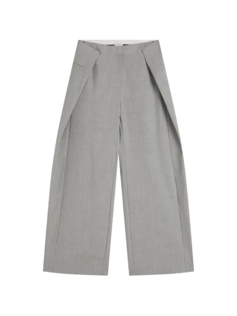St. Agni tailored fold trousers Grey S2627065CNT