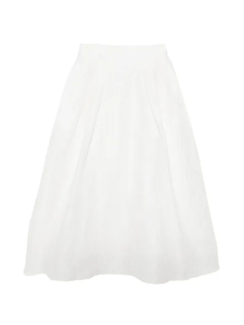 SHIATZY CHEN jacquarded skirt White 160102