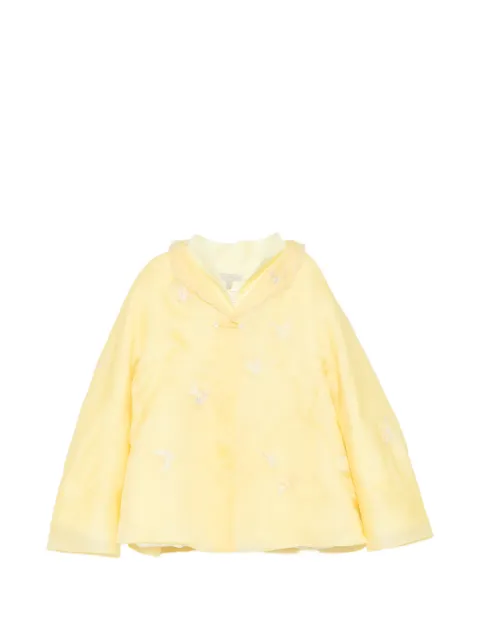 SHIATZY CHEN oganza embroidered jacket two-piece set Yellow 160046