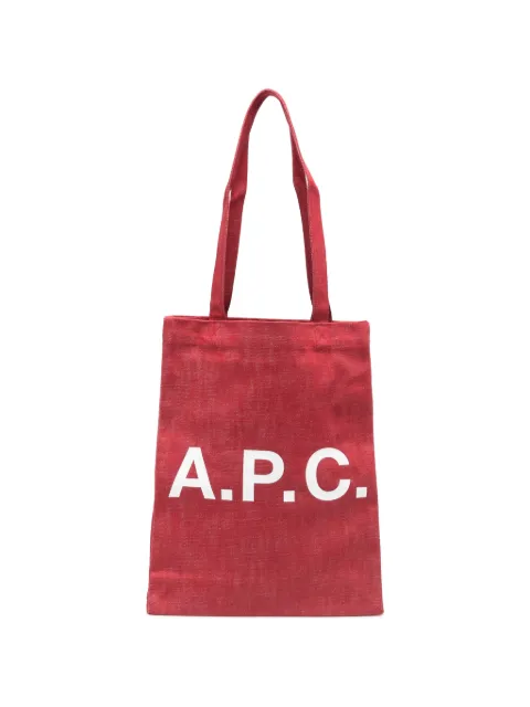 A.P.C. Lou tote bag Red COHLXM61442