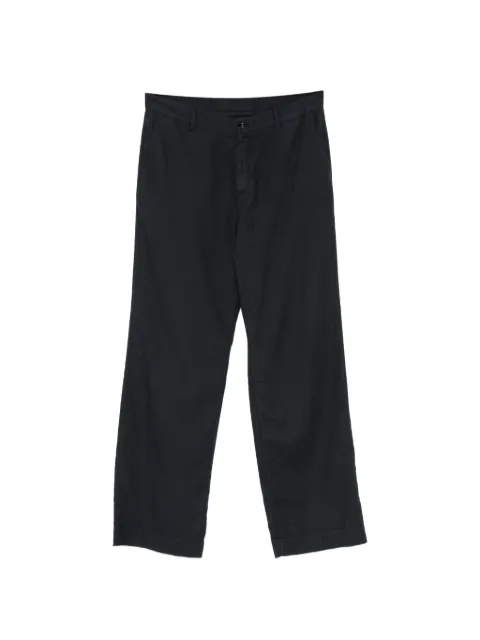 Cellar Door button-detail trousers Blue 110664F308