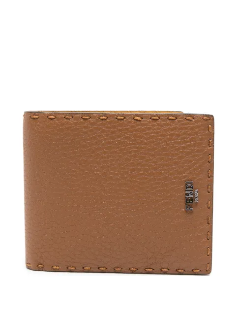 FENDI Selleria stitching wallet Brown 7M0193AW2F
