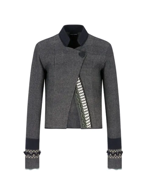 Giorgio Armani button patterned jacket Grey GW002020AF19308