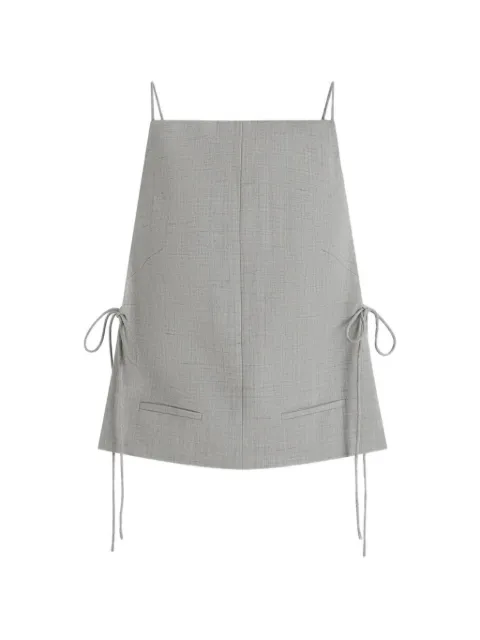 St. Agni square-neck top Grey S2621164CNT