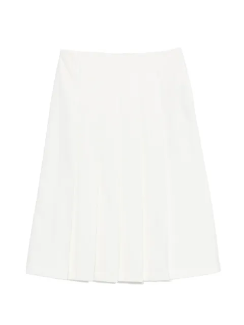 A.P.C. pleated mini skirt White COHLCF06509