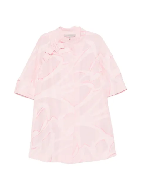 SHIATZY CHEN jacquard coat Pink 160157