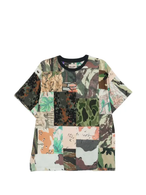 GALLERY DEPT. mixed-patchwork camouflage T-shirt Green TOP012