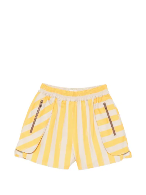 FENDI striped shorts Yellow FLP896AOHU