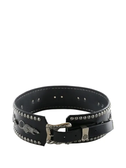 Enfants Riches Déprimés stud-embellished belt Black 100488