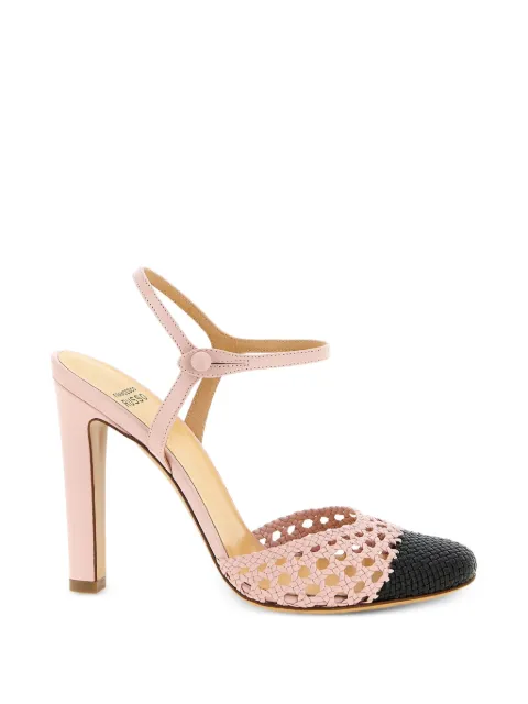 Francesco Russo crocheted pumps Pink R1P954N200358