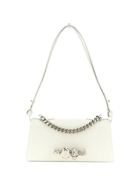 Alexander McQueen mini Jewelled shoulder bag White 8661381HBT2