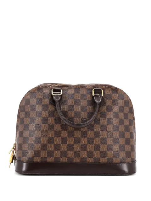 Louis Vuitton Pre-Owned Alma Handbag Damier PM satchel Brown JBPY7WACPFHNBEY1