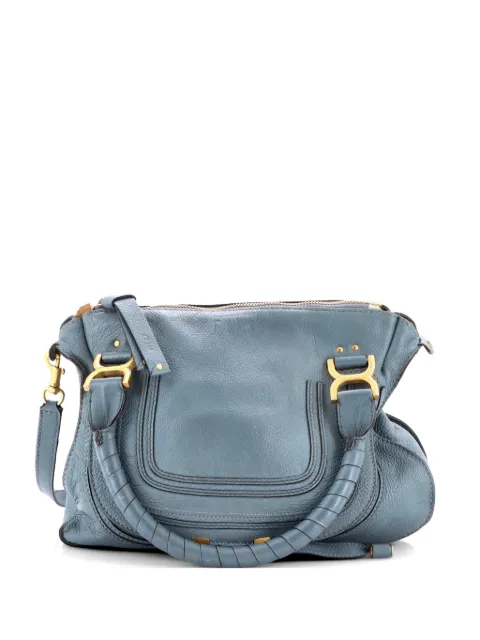 Chloé Pre-Owned Marcie Leather Medium satchel Blue X70QG6SILRX8YBZ6
