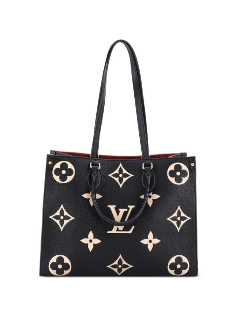 Louis Vuitton Pre-Owned OnTheGo Tote Bicolor Monogram Empreinte Giant MM shoulder bag Black GEKLPHCZAAFMRA5H