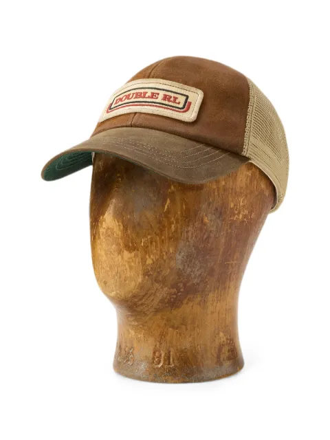 Ralph Lauren RRL logo-appliqué baseball cap Brown 782P14845