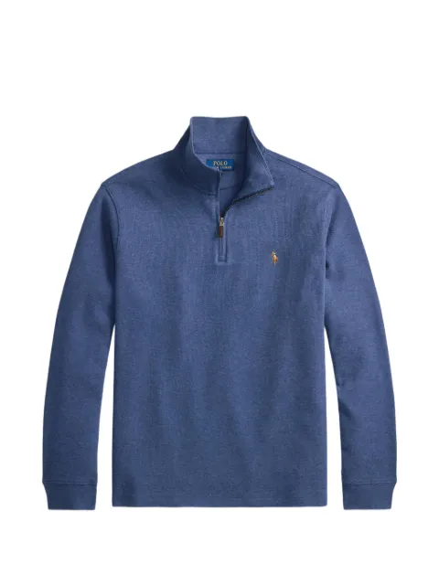 Polo Ralph Lauren Estate-rib quarter-zip sweater Blue 710P07411504