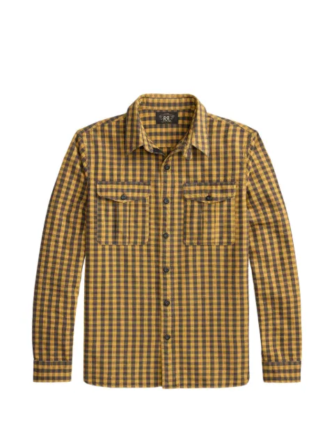 Ralph Lauren RRL check pocket shirt Yellow 782P14900