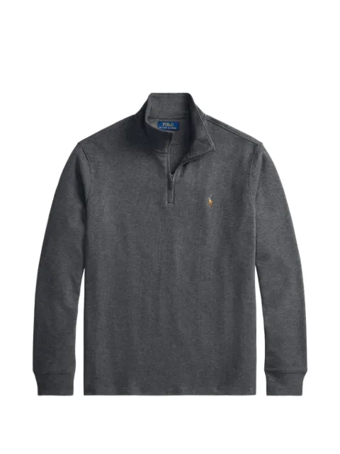 Polo Ralph Lauren Estate-Rib quarter-zip sweater Grey 710P07411510