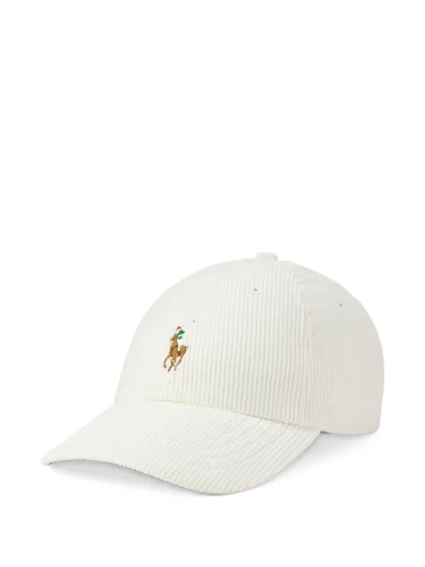Polo Ralph Lauren Pony corduroy cap White 710847175501