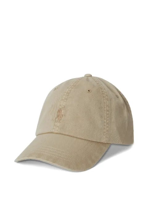 Polo Ralph Lauren Pony-embroidered garment-dyed cap Brown 710980231503