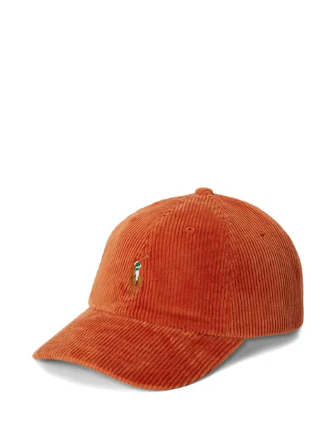 Polo Ralph Lauren Pony corduroy cap Orange 710847175502