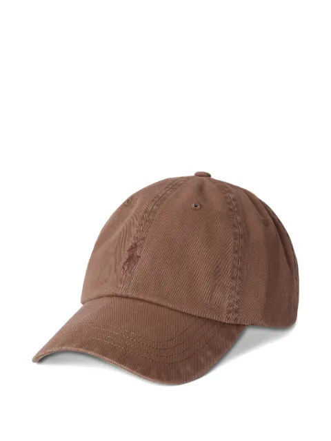 Polo Ralph Lauren Pony-embroidered garment-dyed cap Brown 710980231502