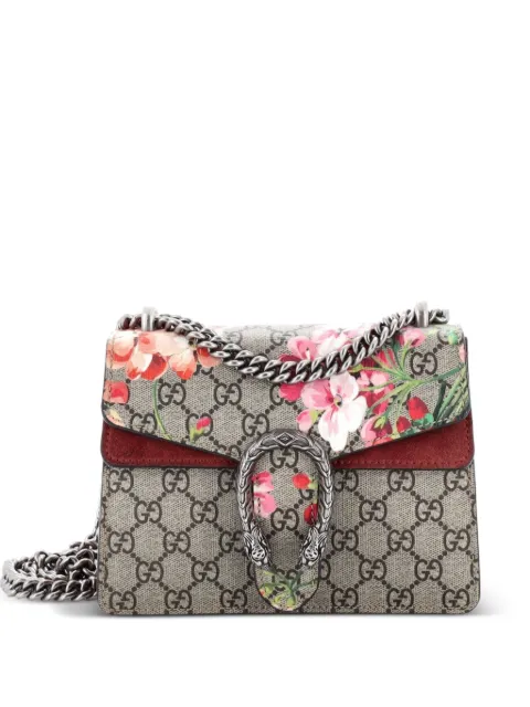 Gucci Pre-Owned Dionysus Bag Blooms Print GG Coated Canvas Mini shoulder bag Brown BKO3HYDDW2M4OIUG