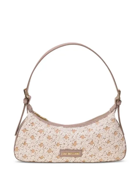 Love Moschino Smart Daily floral-detail shoulder bag Neutrals JC4346PP0OKS1