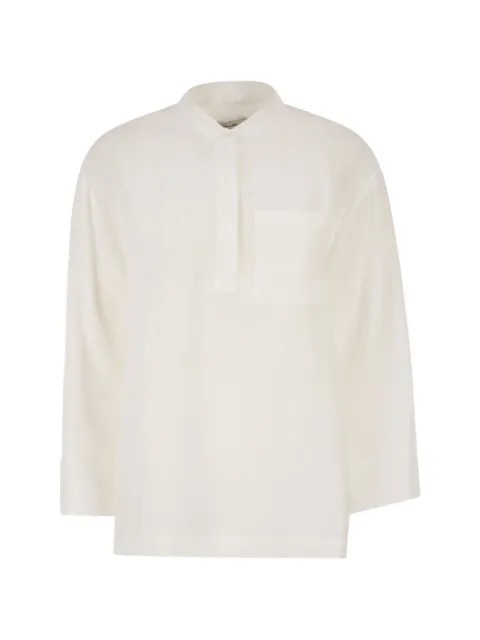 'S Max Mara pocket linen shirt White 2619111013600