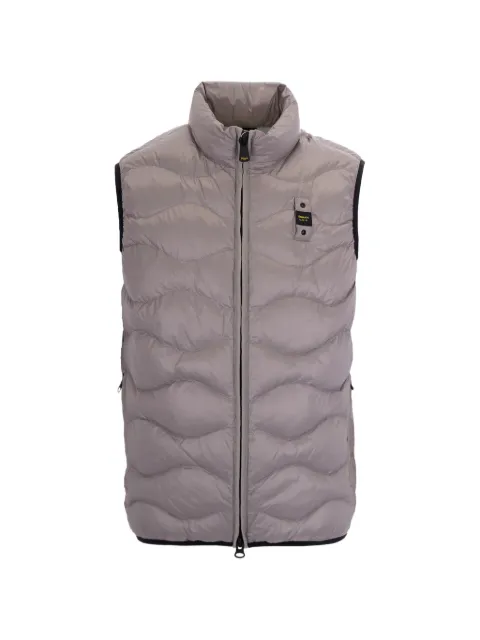 Blauer Danny padded zipped gilet Grey 26SBLUX02184005958