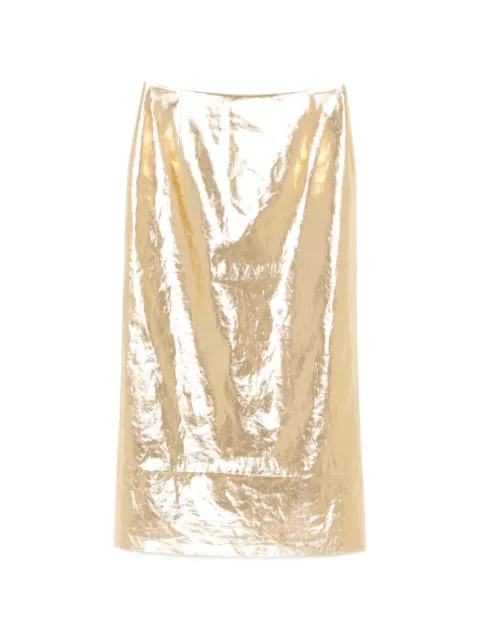 Gabriela Hearst Manuela midi skirt Gold 2263708LI042F01